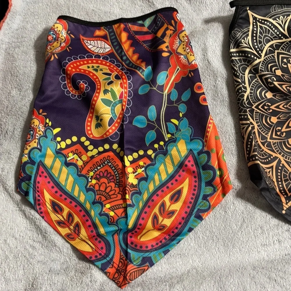 6/$20 New set/2 colorful neck gaiters
